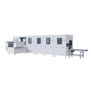 GR-1100ZA Fully Automatic Collapsible Box sraying and assembly line