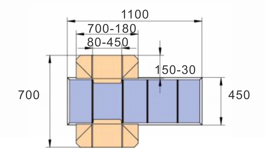GR-1200ZA 7-link Board Collapsible Box Forming Machine - 图片 3